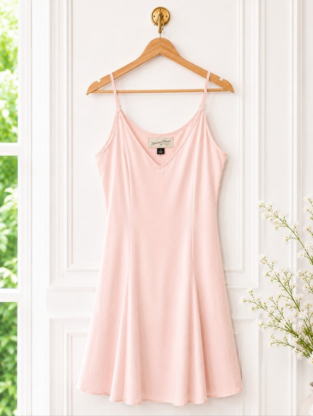 Universal Thread | Blush Pink Fully Lined Sundress | Adjustable Straps | Size M - Picture 5 of 7